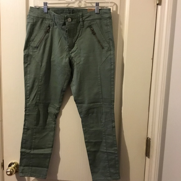 American Eagle Outfitters Denim - NWT!  American Eagle green moto ankle Jeggings sz